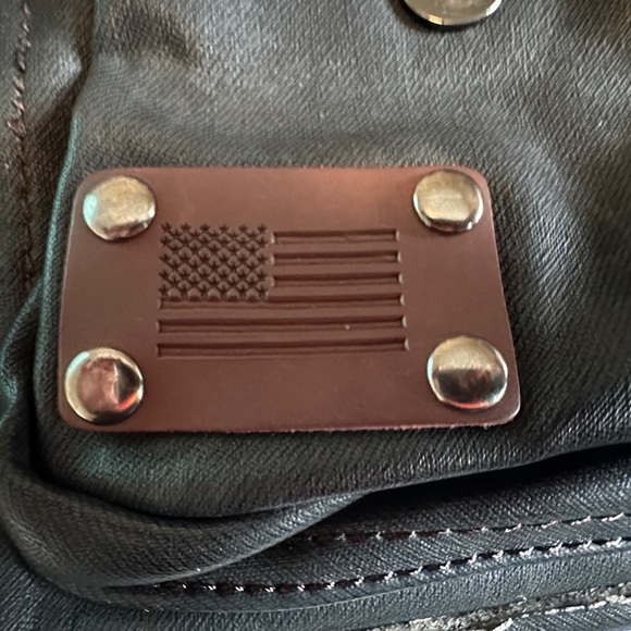 Leather Hip Bag Crossbody Motorcycle - Picture 7 of 9